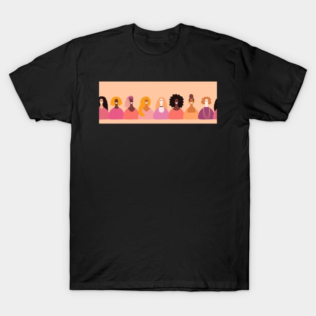 Women Power we are all one and the same T-Shirt by starnish